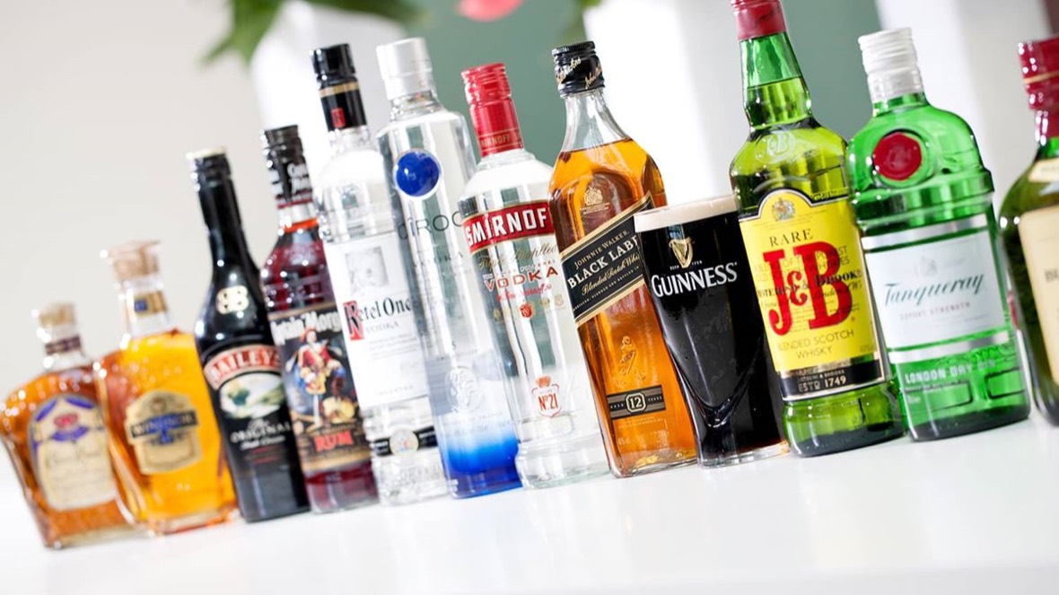 A selection of the world's leading drinks brands